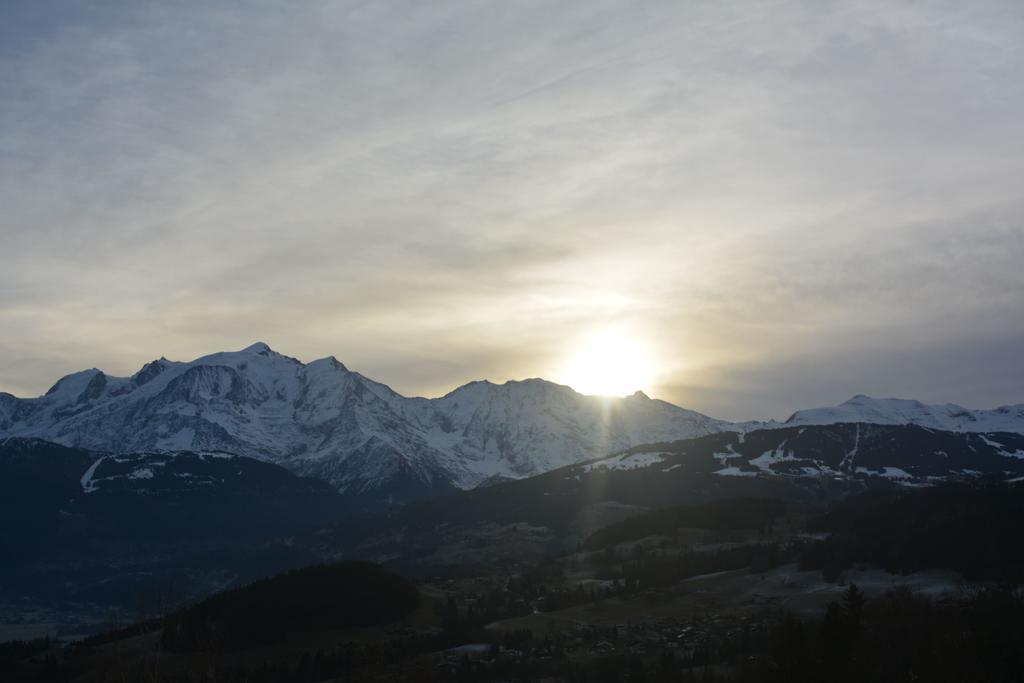 La Joubarbe Au Balcon Du Mont-Blanc Villa Sallanches Bagian luar foto