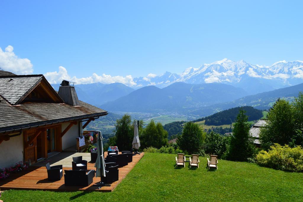 La Joubarbe Au Balcon Du Mont-Blanc Villa Sallanches Bagian luar foto