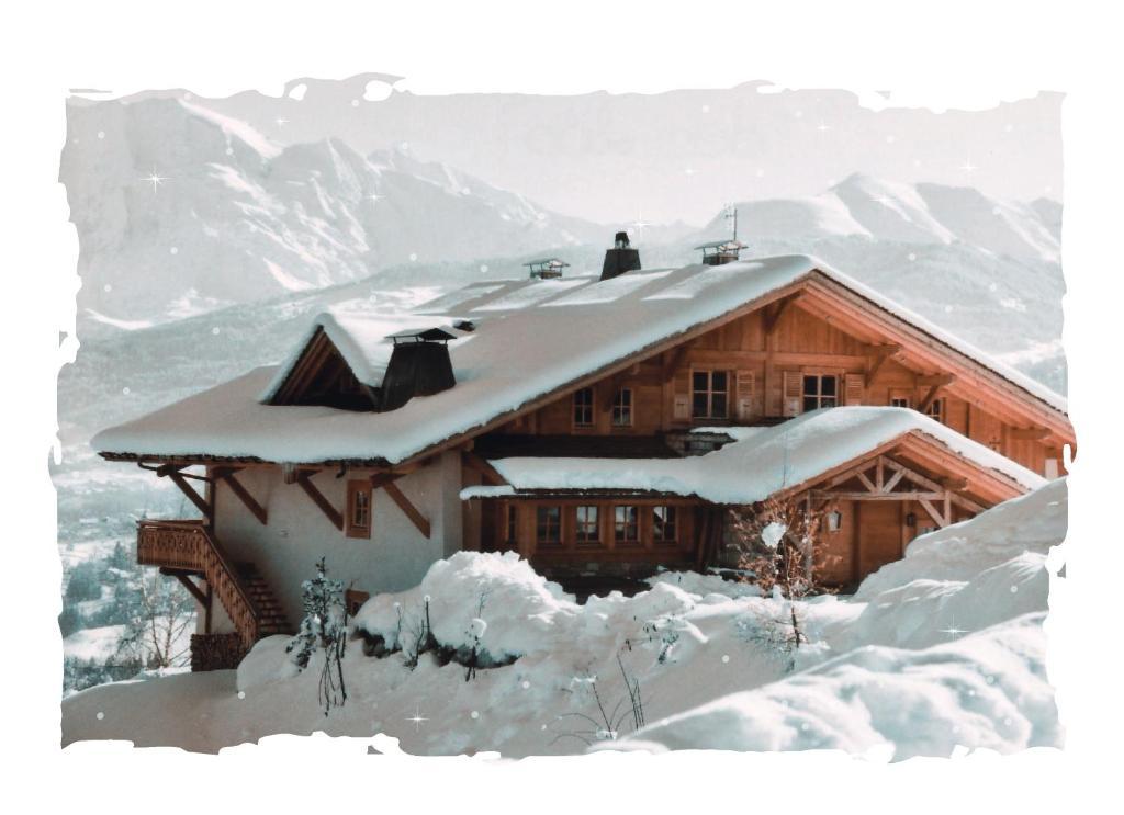 La Joubarbe Au Balcon Du Mont-Blanc Villa Sallanches Bagian luar foto