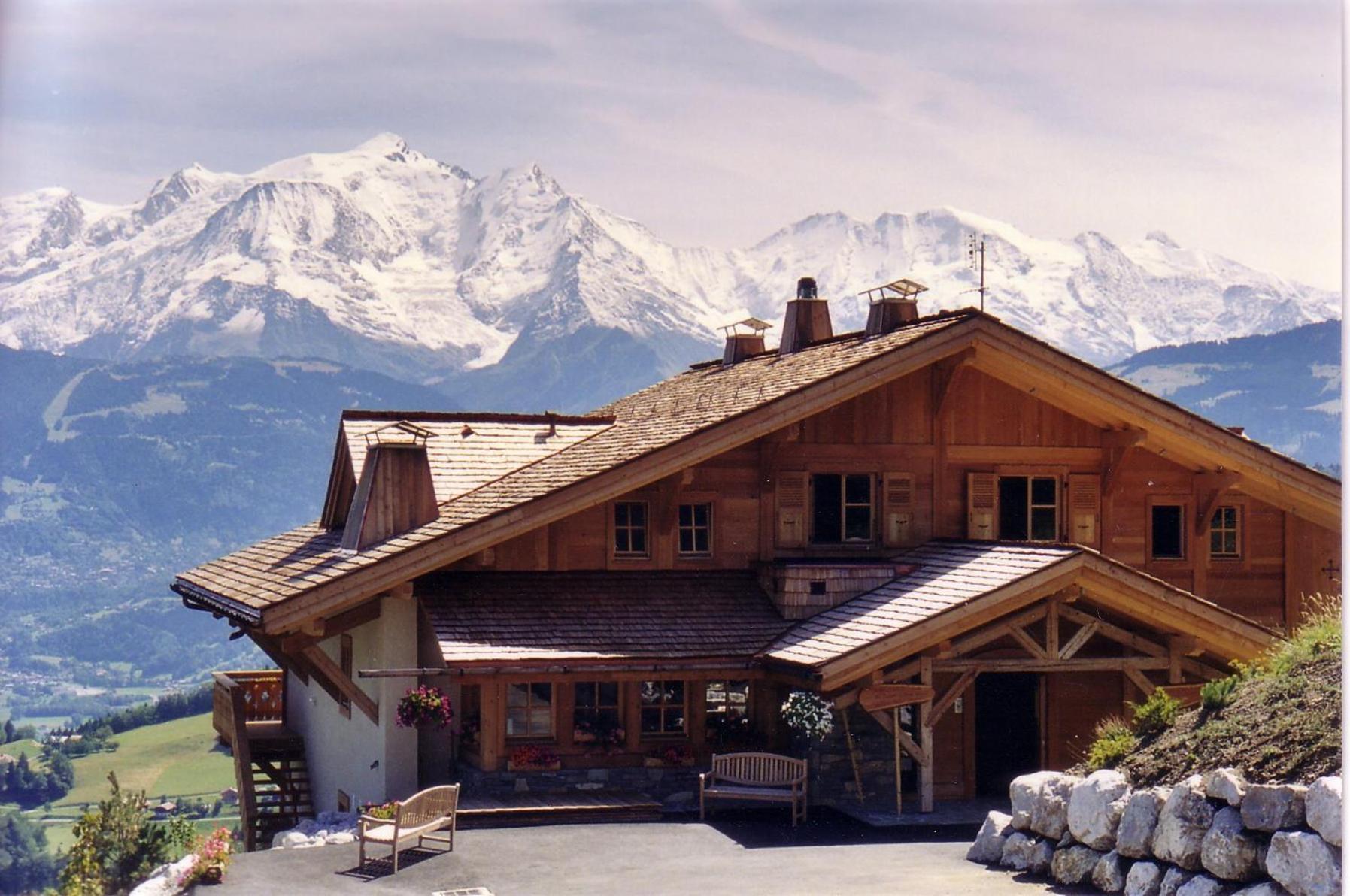 La Joubarbe Au Balcon Du Mont-Blanc Villa Sallanches Bagian luar foto