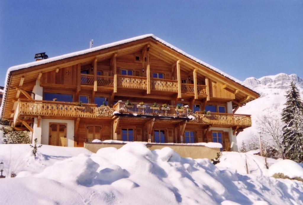 La Joubarbe Au Balcon Du Mont-Blanc Villa Sallanches Bagian luar foto