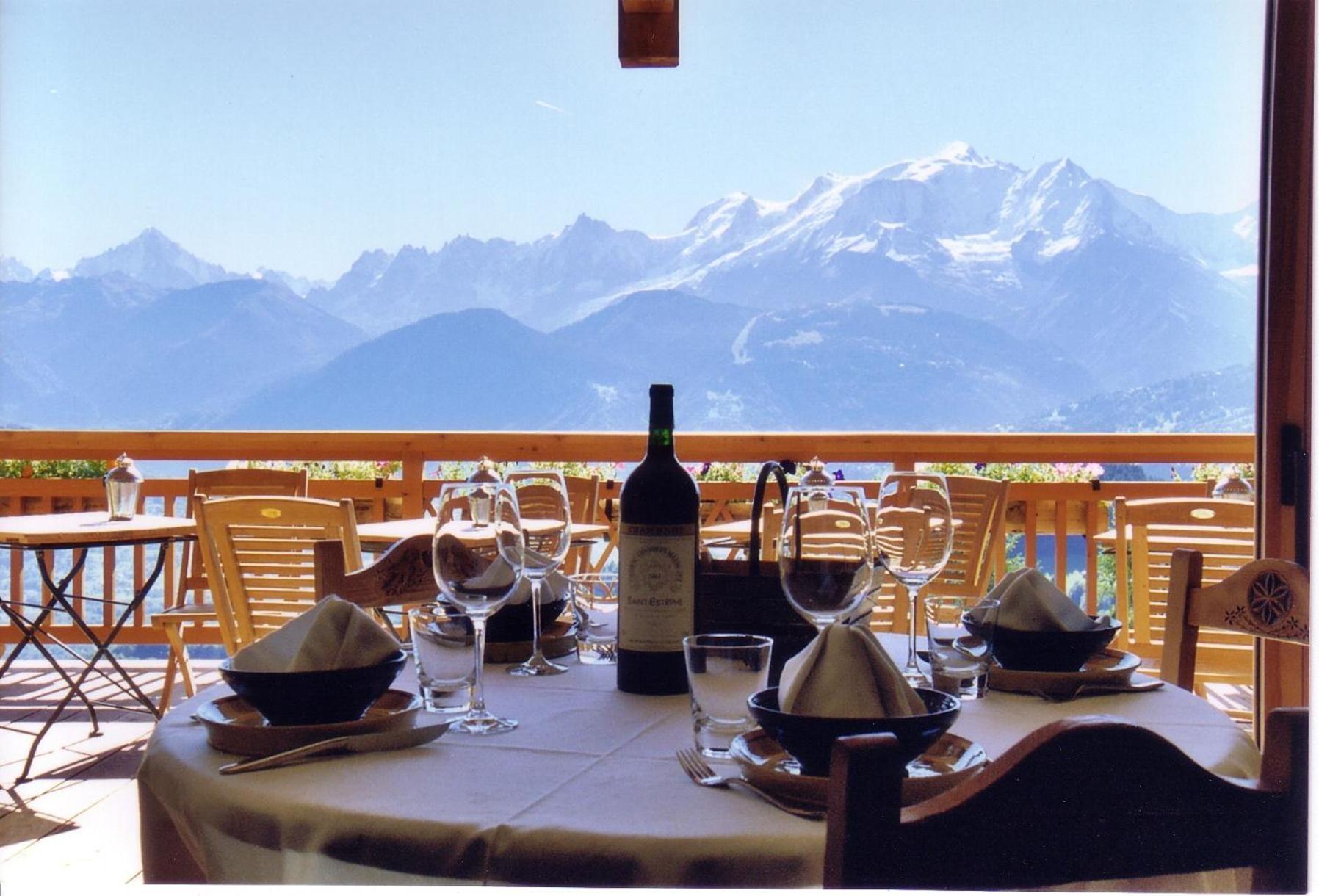La Joubarbe Au Balcon Du Mont-Blanc Villa Sallanches Bagian luar foto